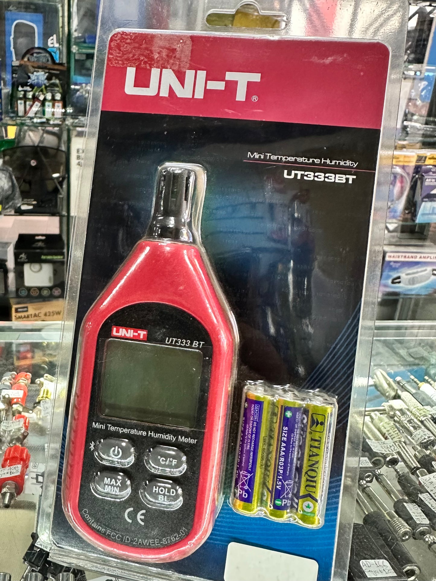 Mini Medidor de Humedad y Temperatura con Bluetooth UNI-T UT333BT