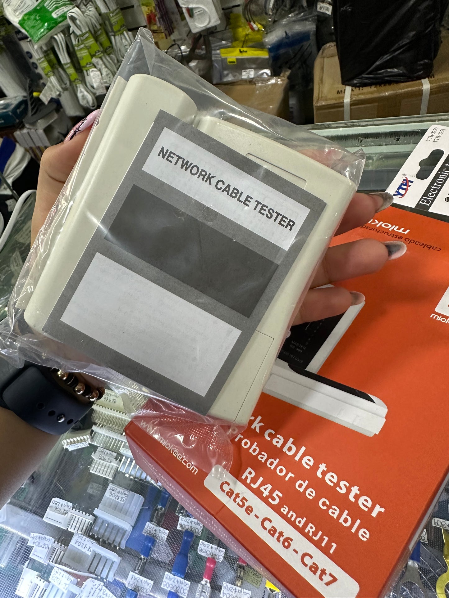 Probador de Cable de Red KE BS-468