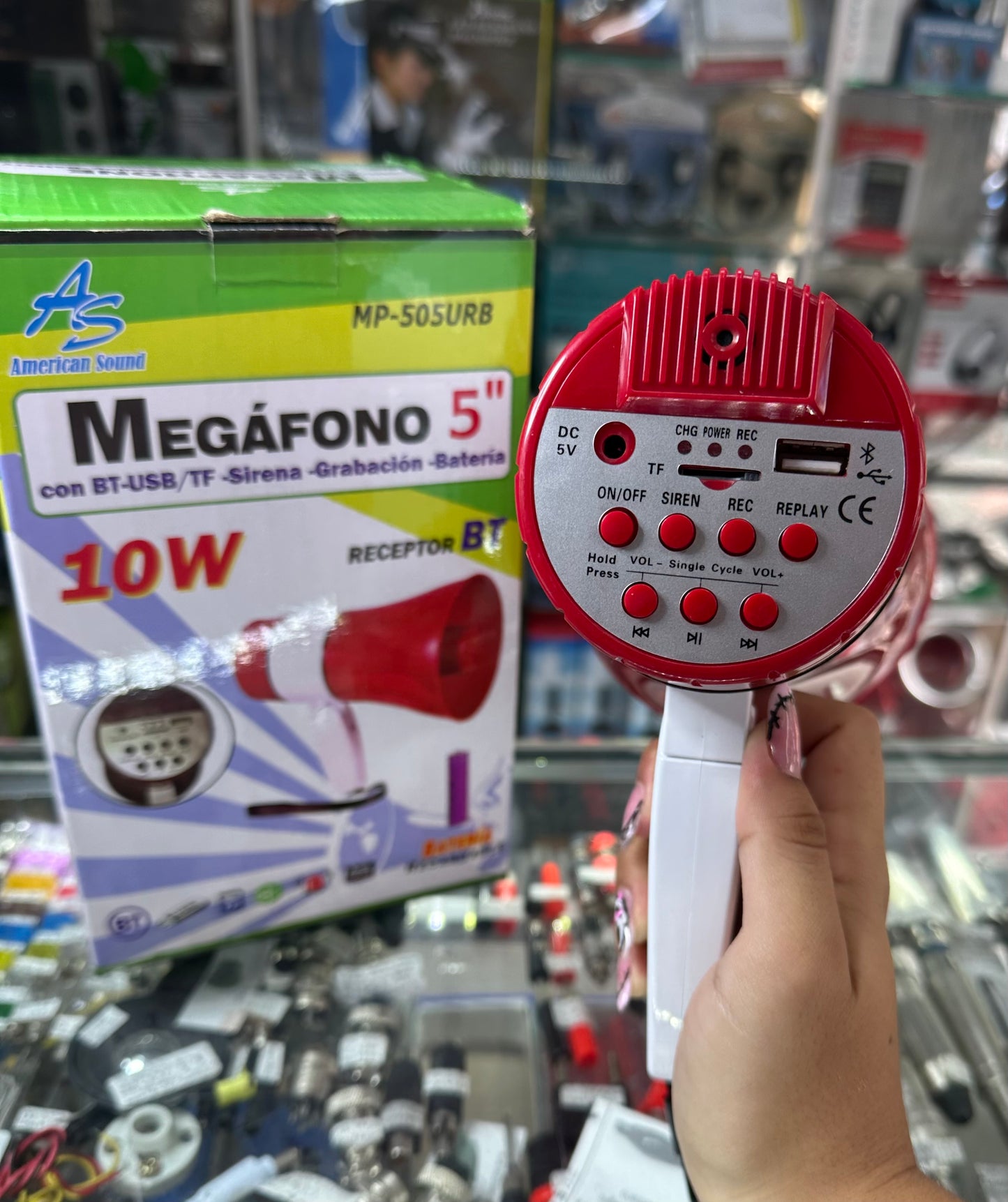 Megáfono 5” American Sound MP-505URB