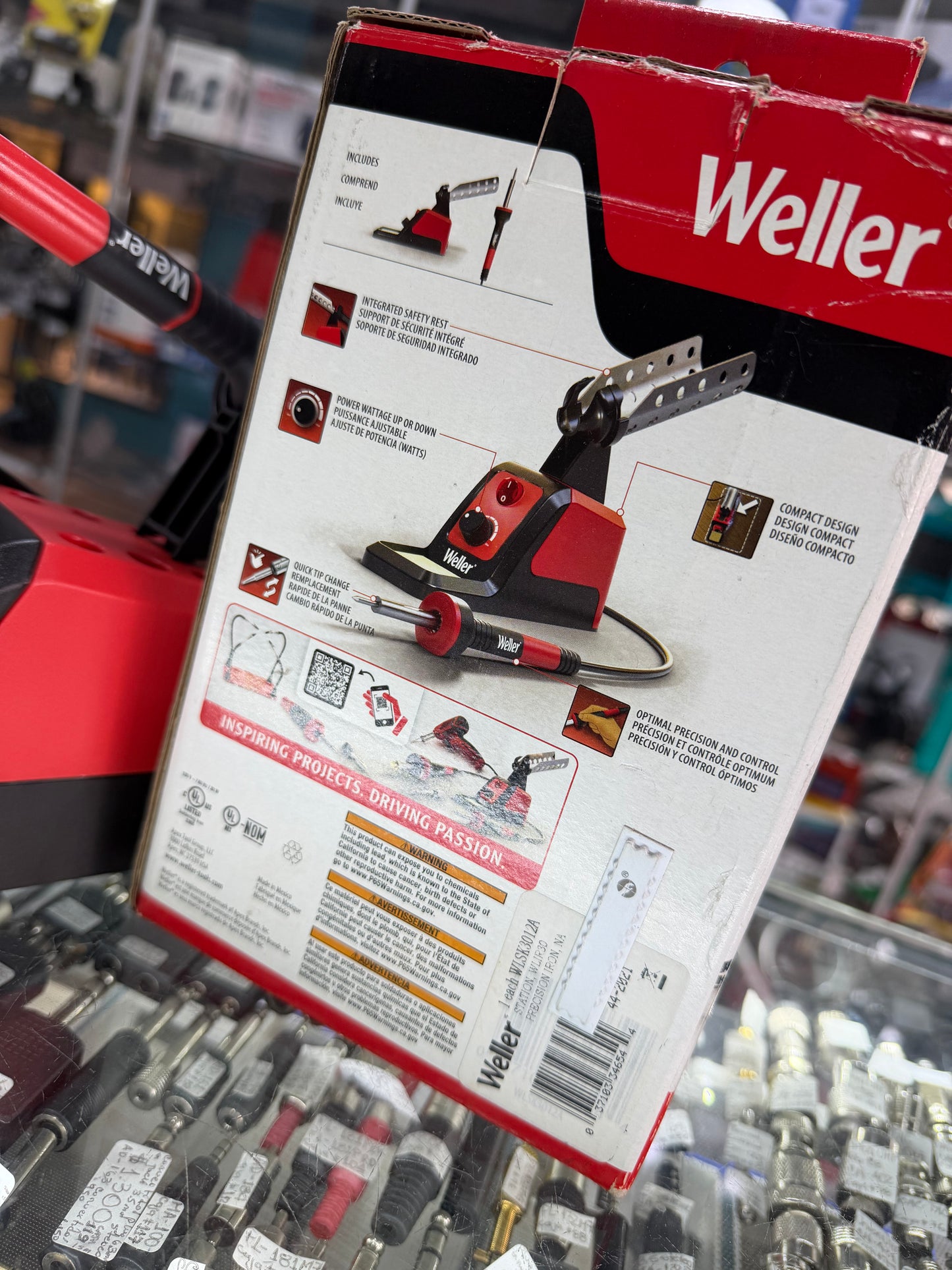 Estación de Soldadura con Cautín Weller WLSK3012A