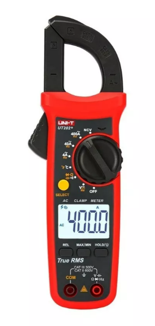 Pinza Voltiamperimétrica Autorango UNI-T UT202+ con True RMS