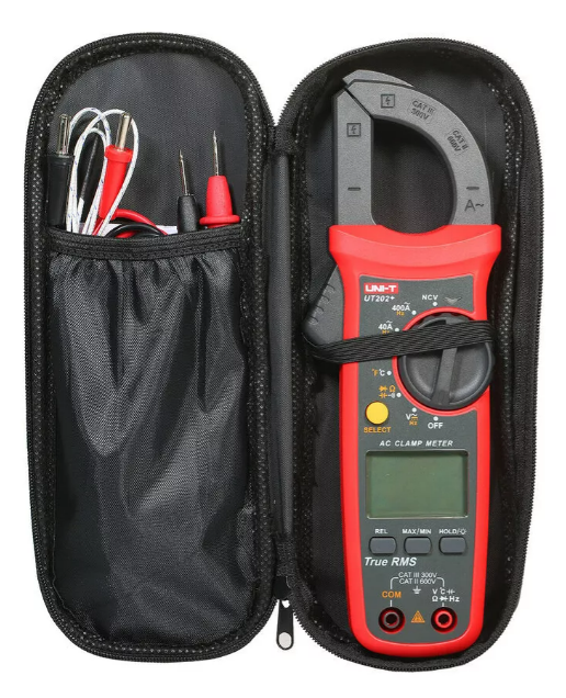 Pinza voltiamperimétrica autorango uni-t UT202+ con True RMS