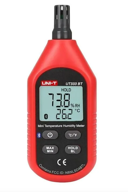 Mini Medidor de Humedad y Temperatura con Bluetooth UNI-T UT333BT