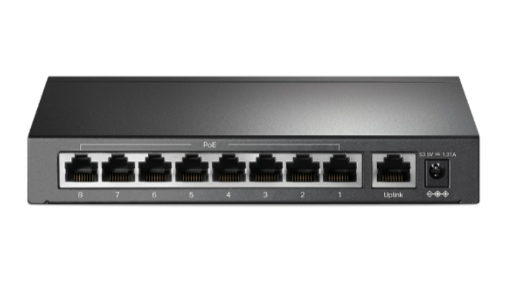 Switch TP-Link PoE+ de 9 Puertos 10/100 Mbps TL-SF1009P