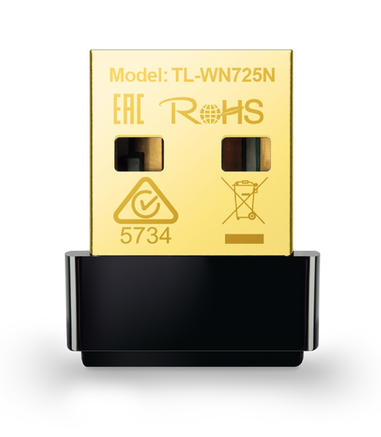 Adaptador Wi-Fi Nano USB 150 Mbps, TP-Link TL-WN725N
