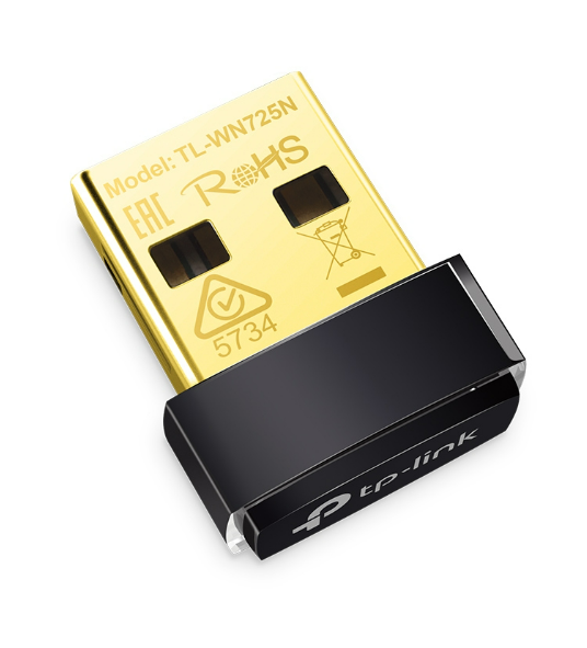 Adaptador Wi-Fi Nano USB 150 Mbps, TP-Link TL-WN725N