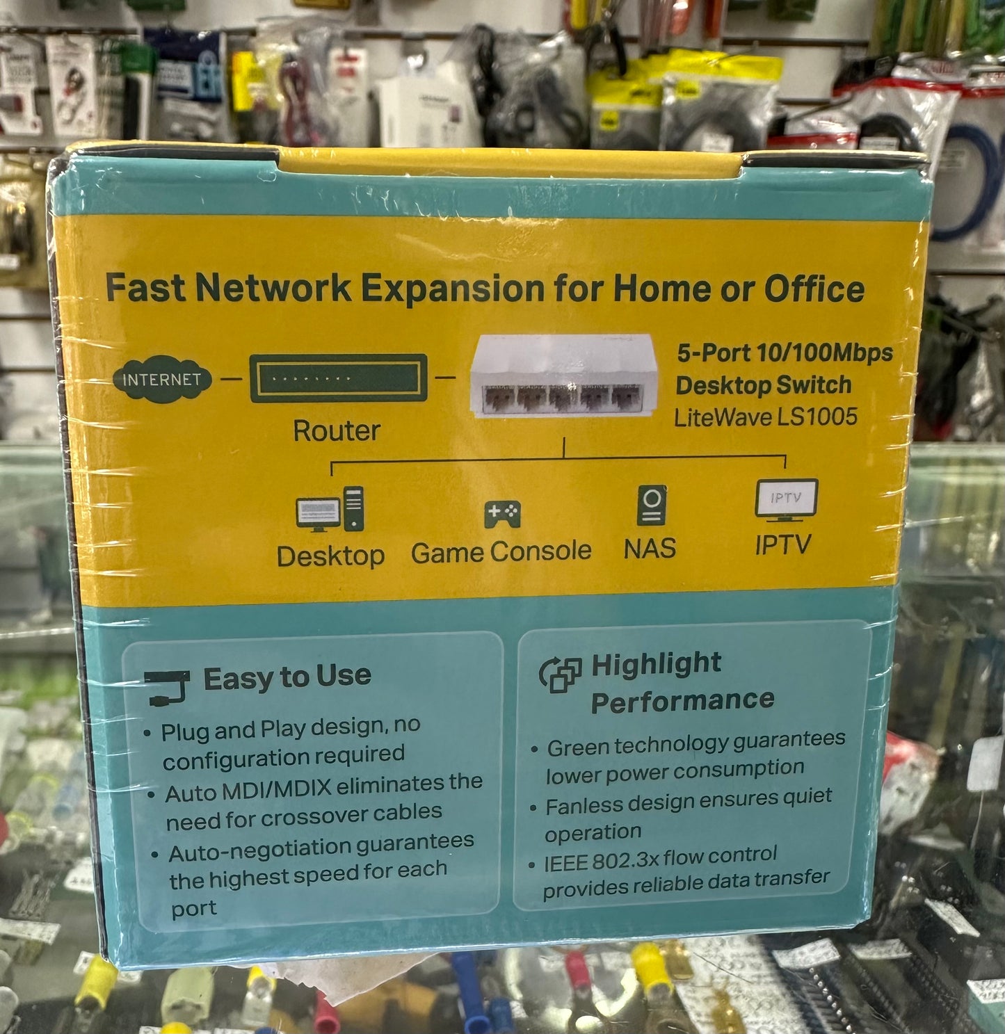 Switch de Escritorio TP-Link LiteWave LS1005