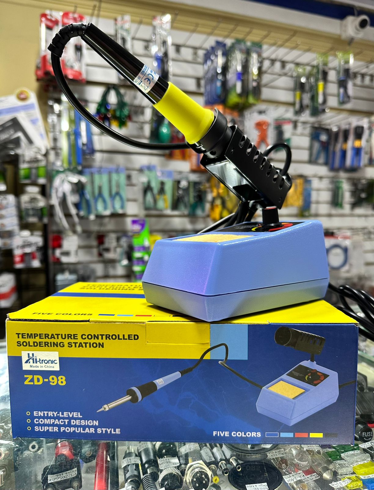 Estación de Soldadura con Control de Temperatura ZD-98