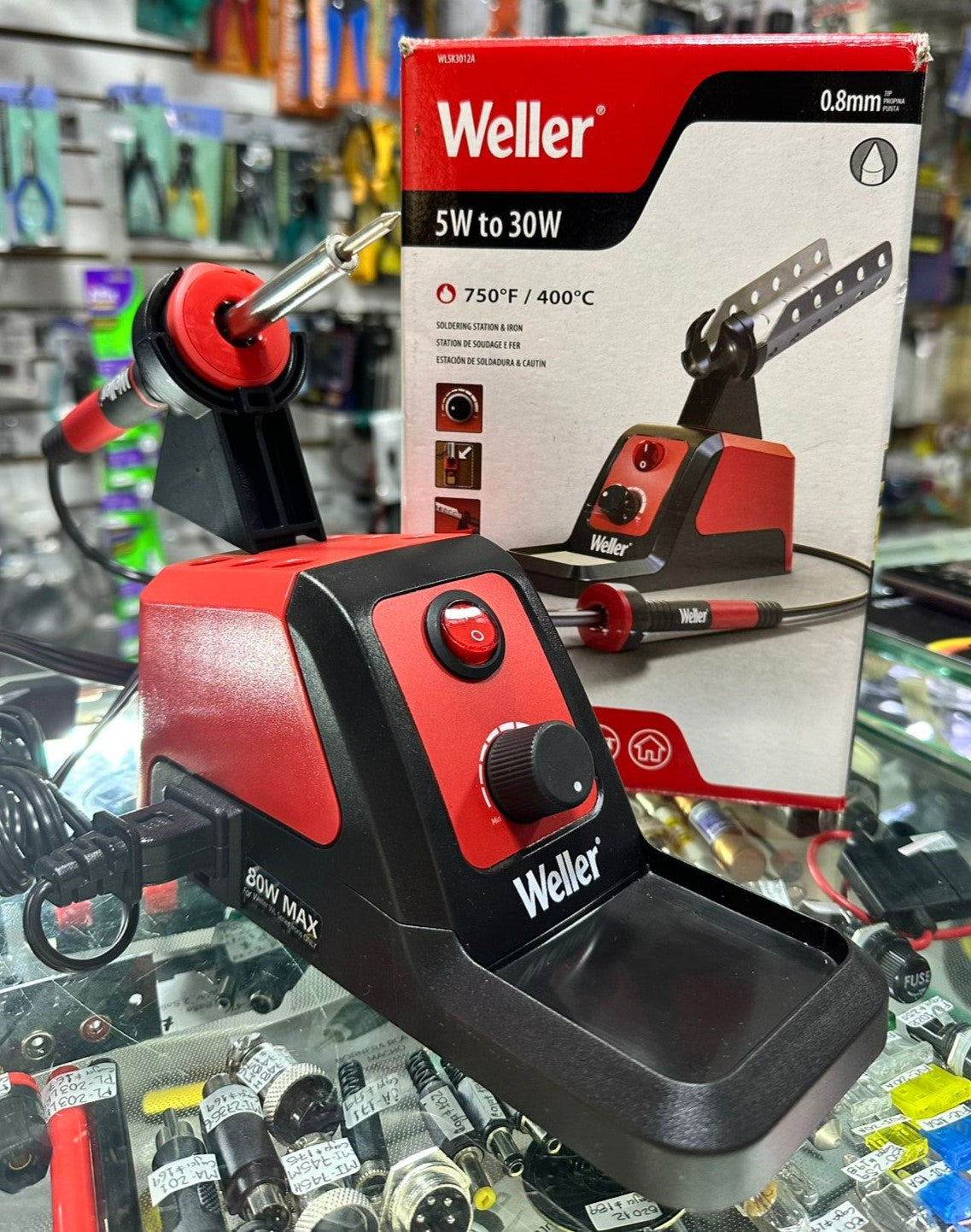 Estación de Soldadura con Cautín Weller WLSK3012A