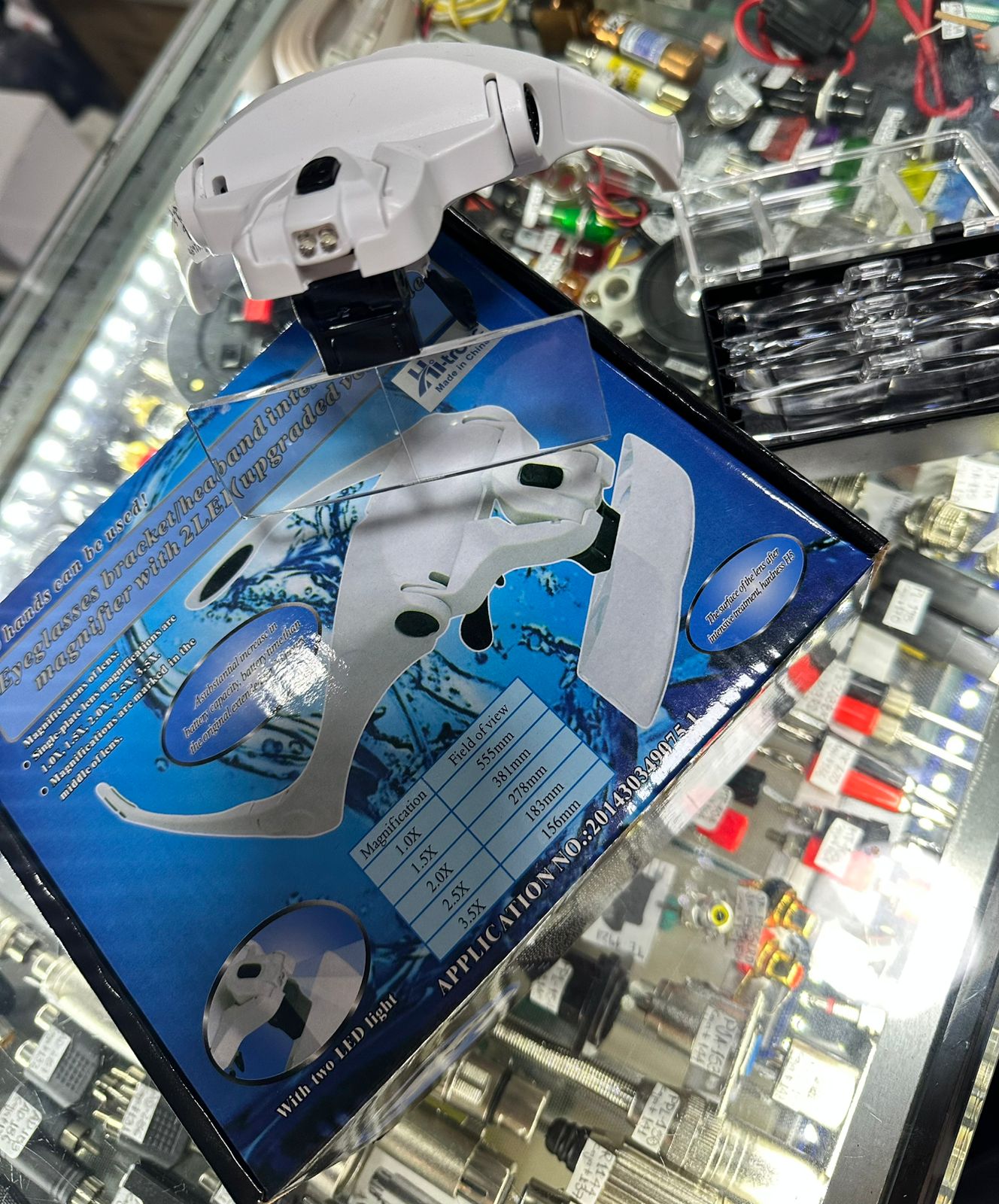 Lupa Tipo Diadema con 5 Lentes Intercambiables (9892B1)