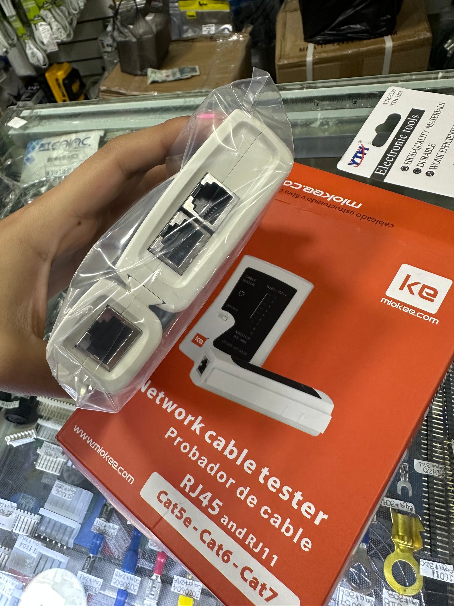 Probador de Cable de Red KE BS-468