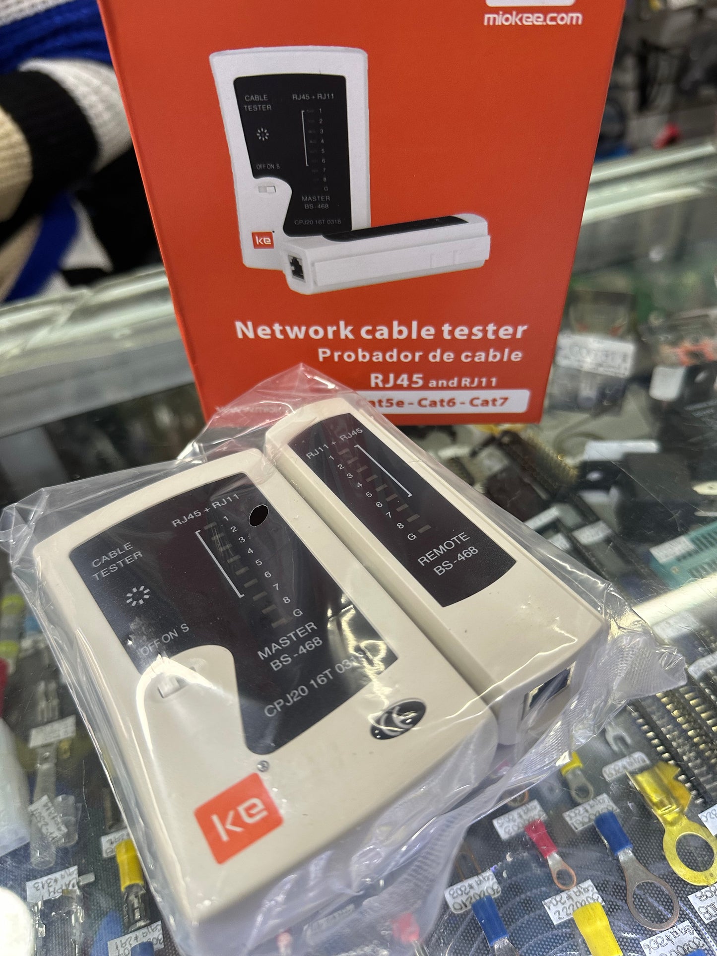 Probador de Cable de Red KE BS-468