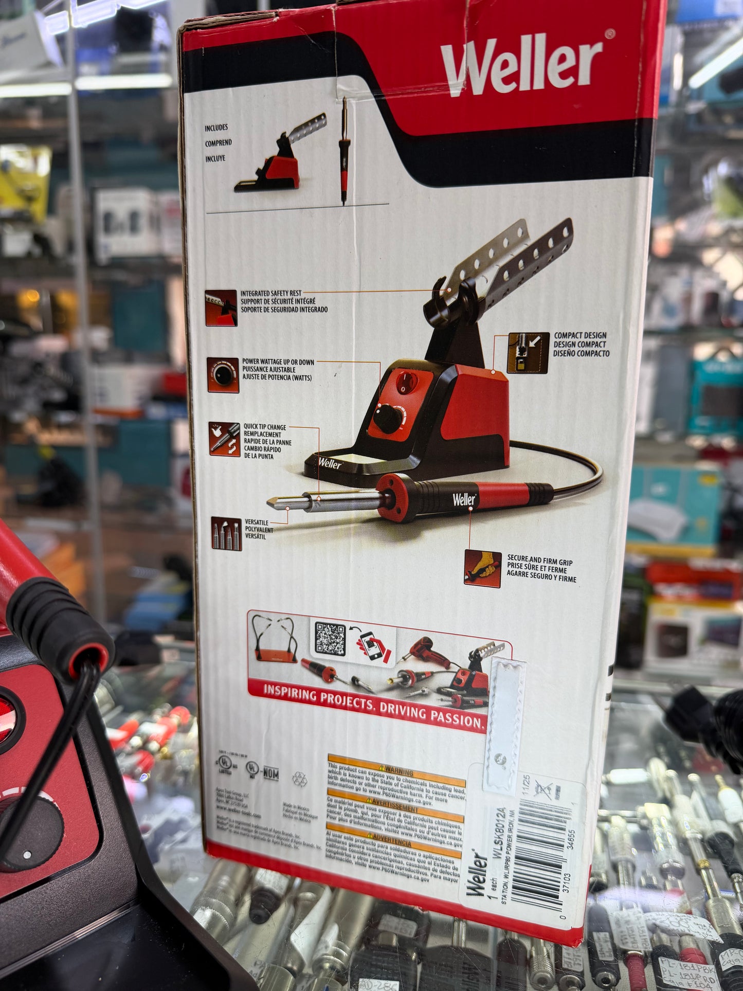 Estación de Soldadura Weller 20W–80W: Potencia, precisión y rendimiento profesional