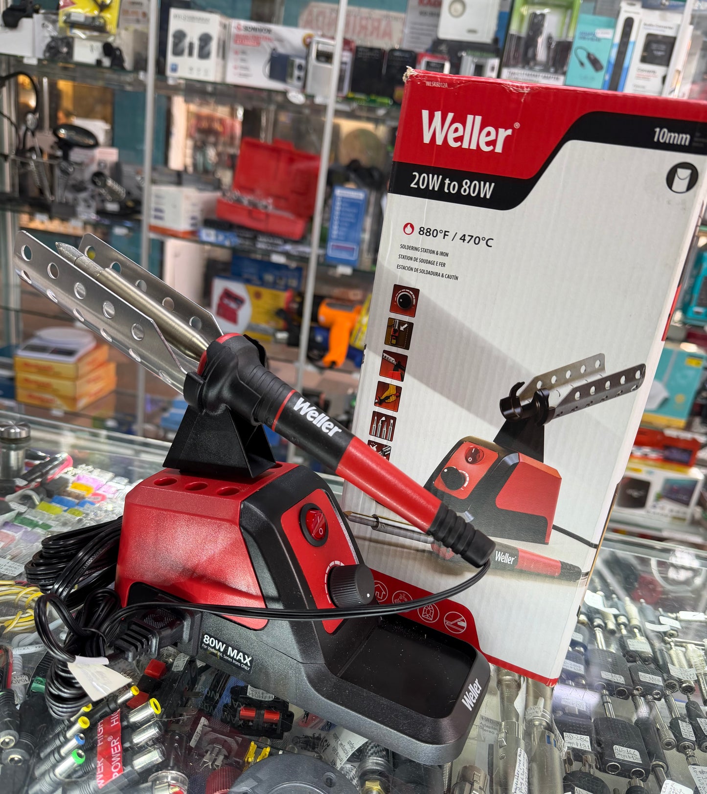 Estación de Soldadura Weller 20W–80W: Potencia, precisión y rendimiento profesional