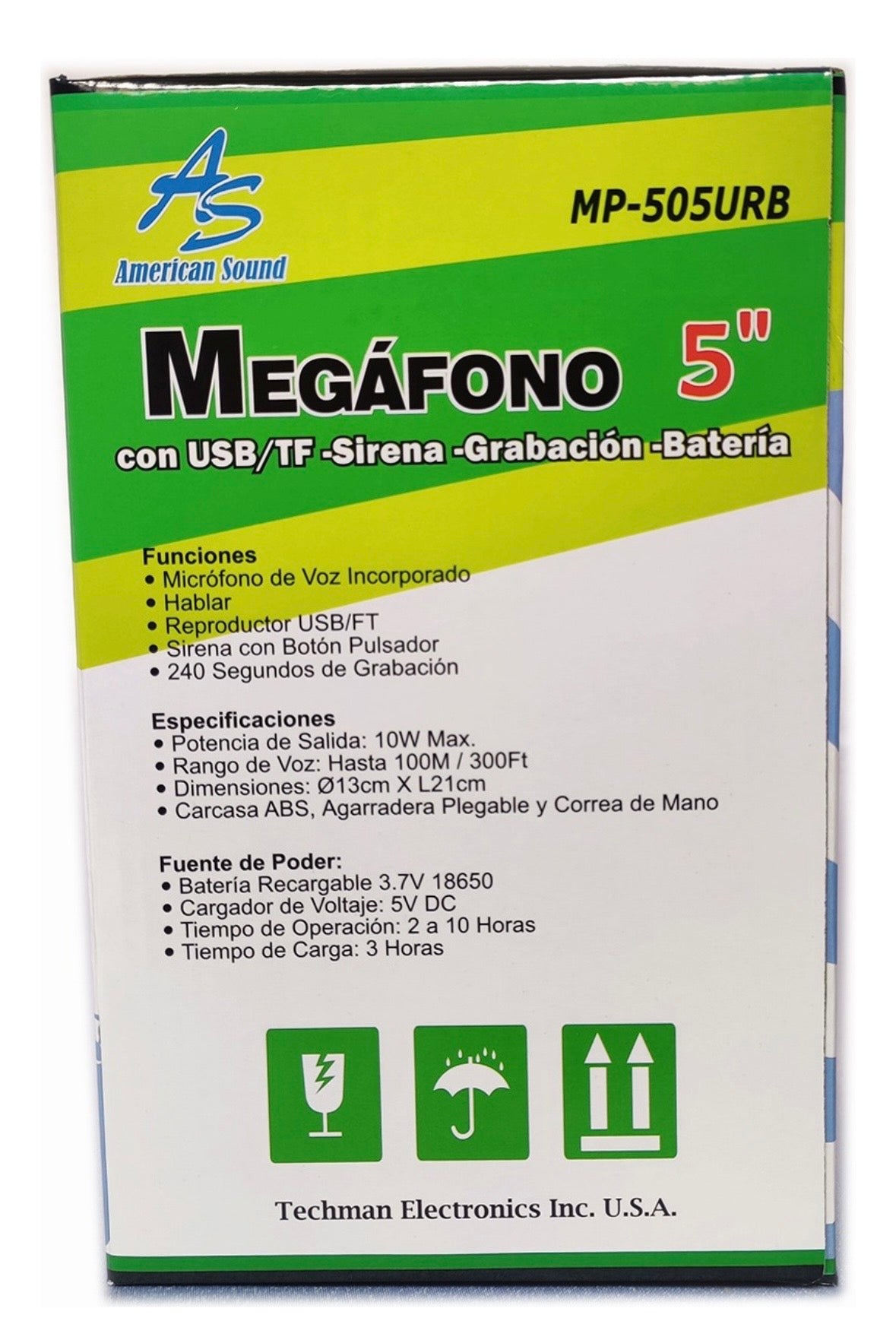 Megáfono 5” American Sound MP-505URB