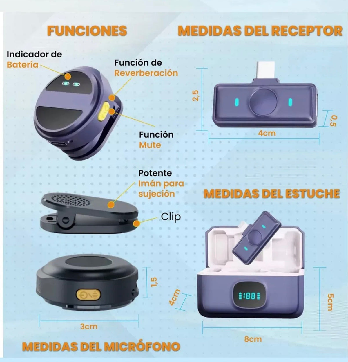 Micrófono Inalámbrico SX21