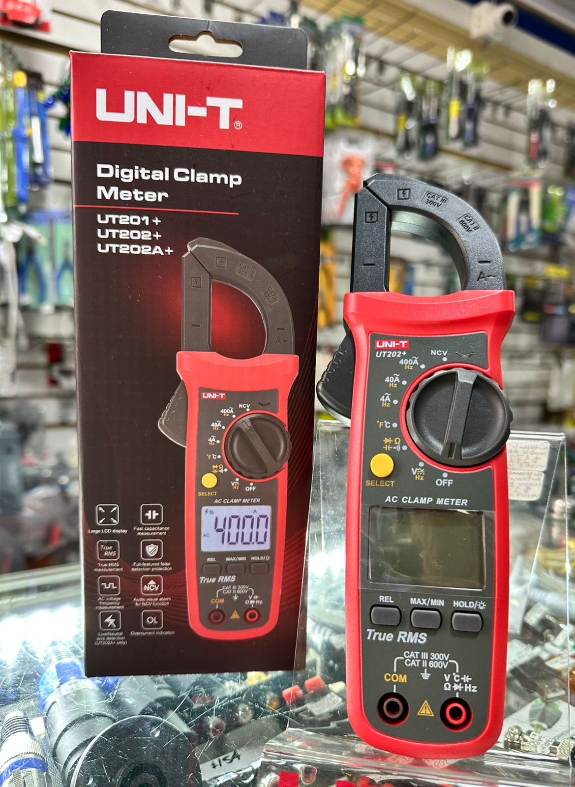 Pinza Voltiamperimétrica Autorango UNI-T UT202+ con True RMS