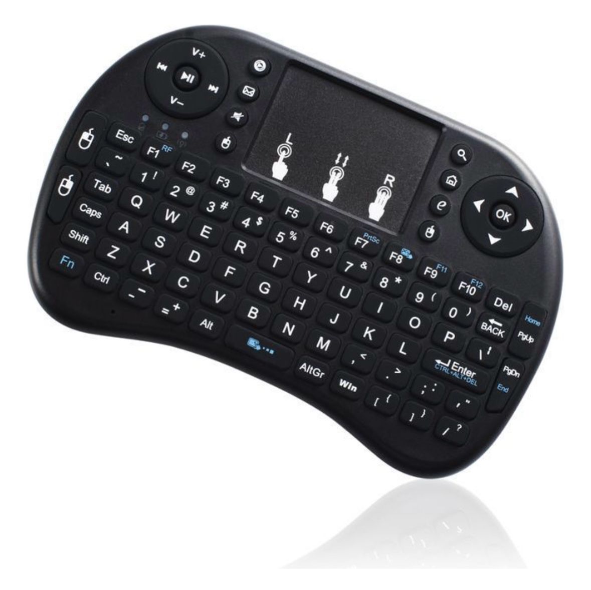 Mini Teclado Inalámbrico con Touchpad Retroiluminado